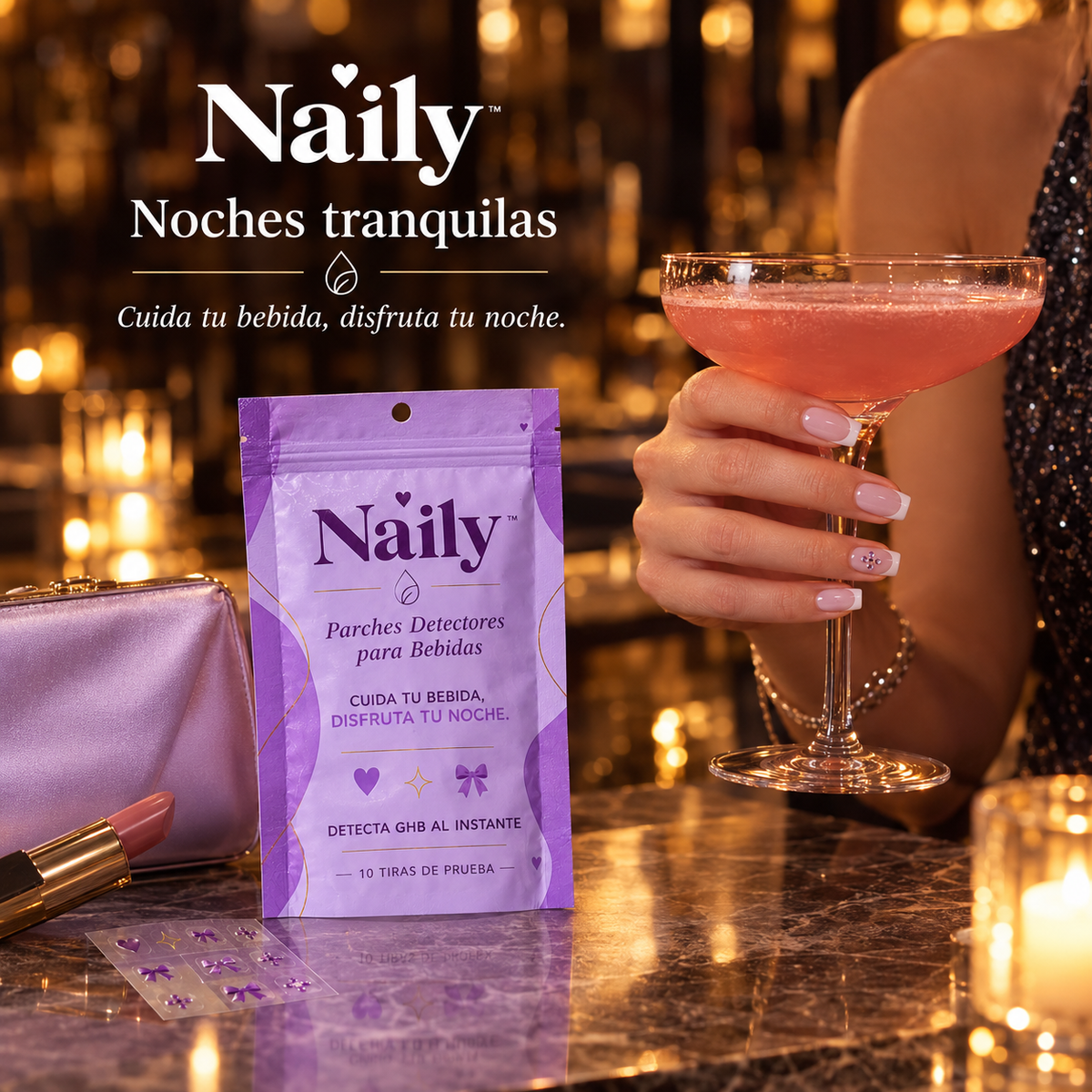 Stickers Detectores para Bebidas